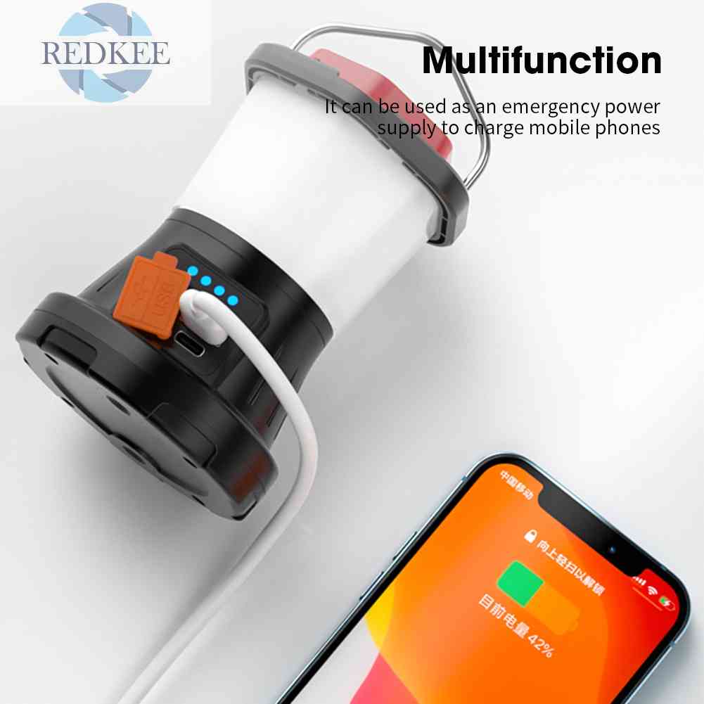 Đèn Cắm Trại / Câu Cá / Leo Núi / Câu Cá / Ban Đêm Có Thể Sạc Lại Bằng Cổng USB