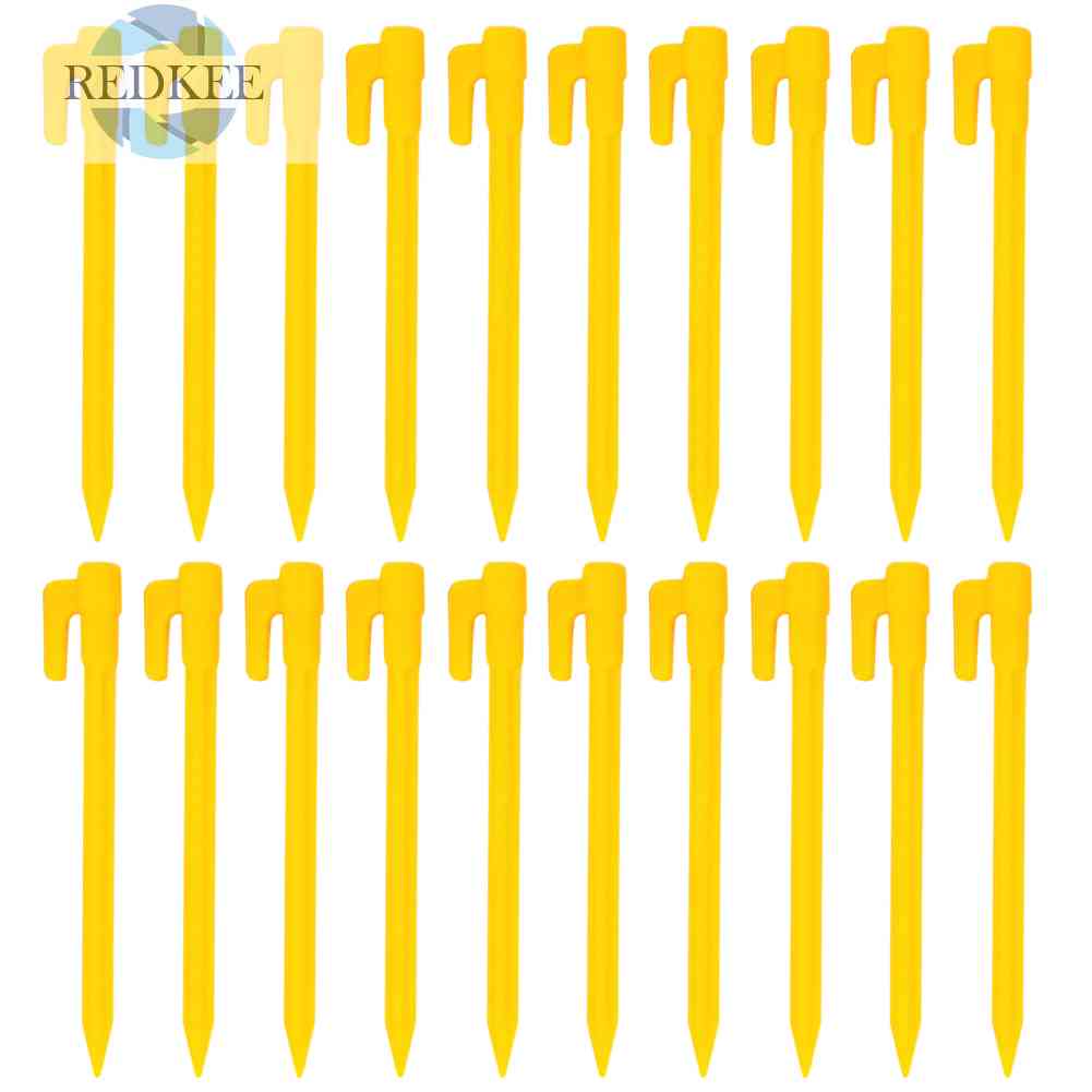 Bộ 20 Cọc Cố Định Lều Cắm Trại Chống Gió Tiện Lợi