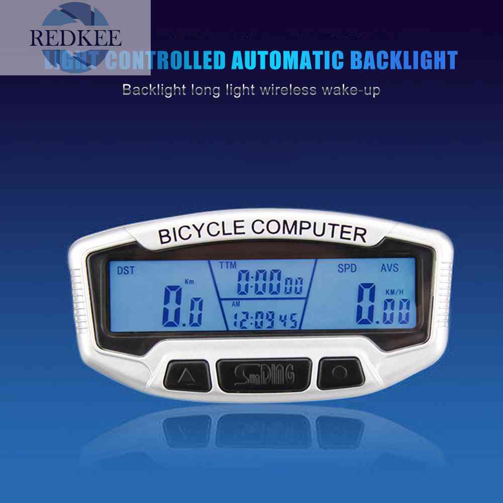 Đồng Hồ Đo Tốc Độ Có Màn Hình LCD Kỹ Thuật Số Dành Cho Xe Đạp