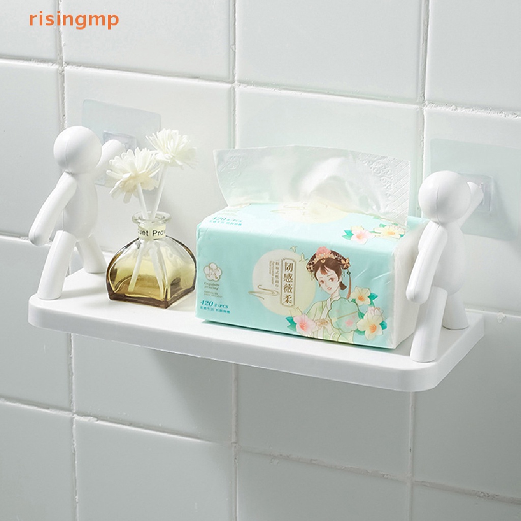 Kệ treo tường Không Cần Đục Lỗ Thiết Kế Đơn Giản Tiện Dụng Cho Gia Đình