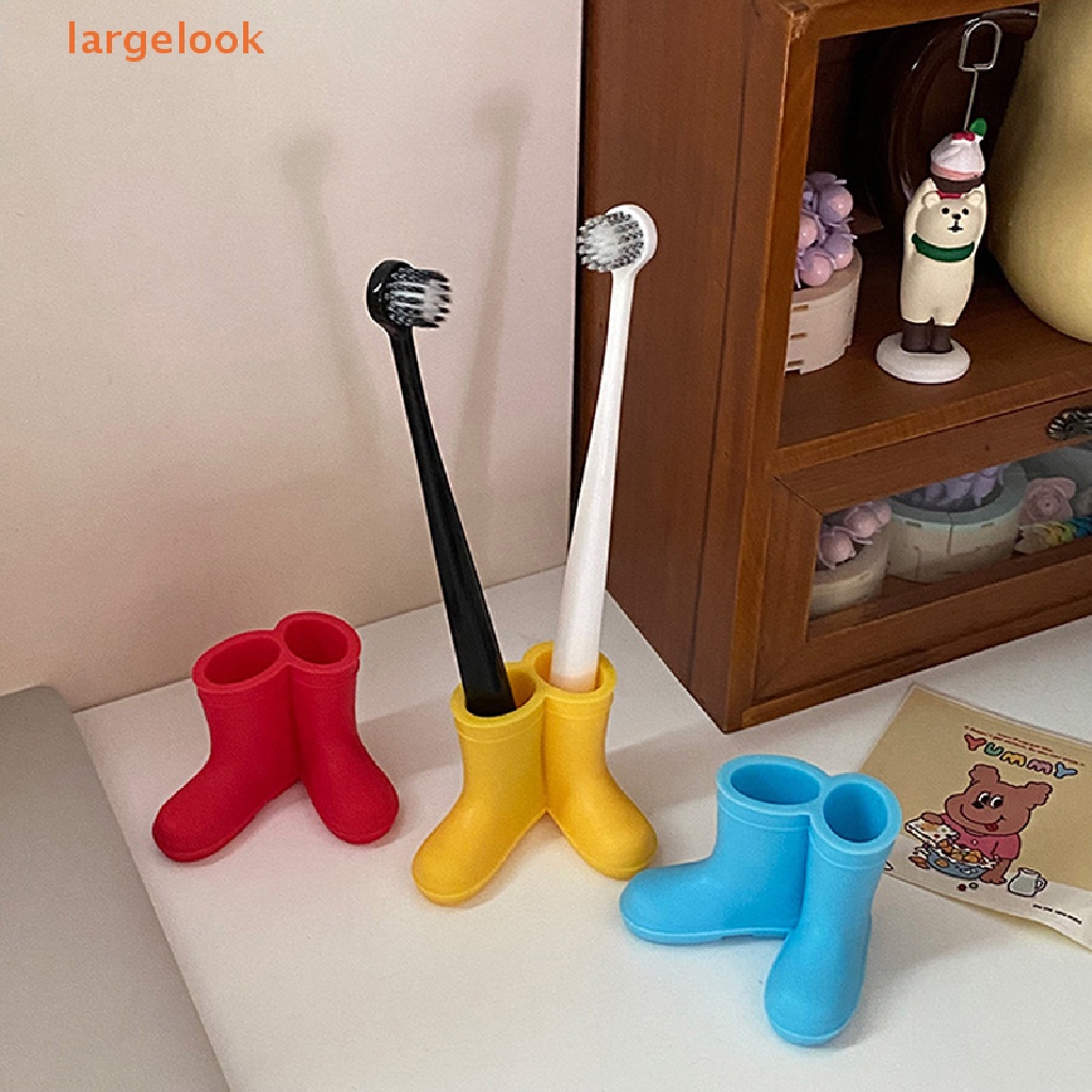 Giá Đỡ Bàn Chải Đánh Răng / Giày Bốt Đi Mưa Bằng Silicon Họa Tiết Hoạt Hình Sáng Tạo