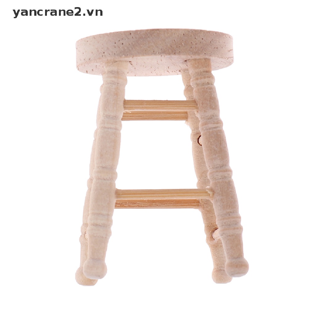 Mô Hình Ghế Đẩu Độc Đáo Trang Trí Nhà Búp Bê YAN2} 1: 12 {yancrane2.vn}