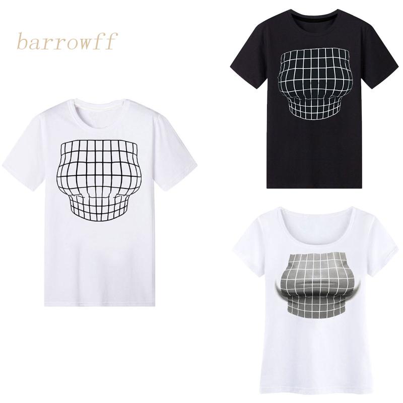 Áo Thun Tay Ngắn Cổ Tròn In Họa Tiết 3D Vui Nhộn Thời Trang Mùa Hè Cho Nữ