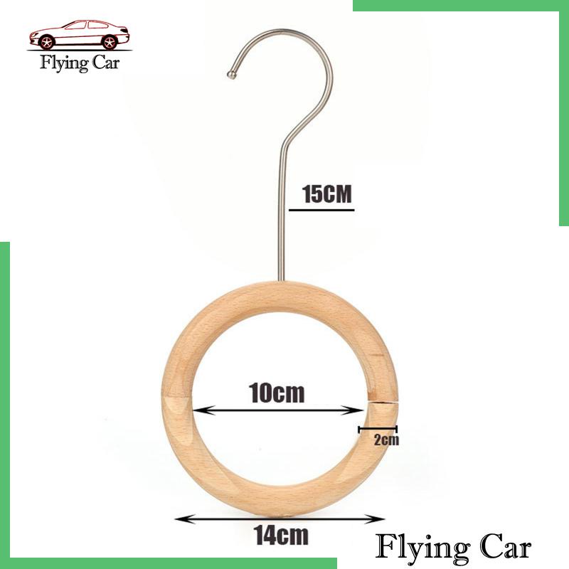 [Lzdjfmy2] Giá Đỡ Khăn Quàng Cổ Thắt Lưng Bằng Gỗ Tiết Kiệm Không Gian