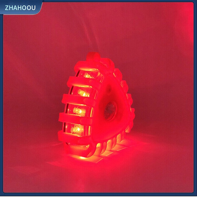 ☃Nhà Cửa☃ Bộ 3 Đèn Led Cảnh Báo Khẩn Cấp Hình Tam Giác