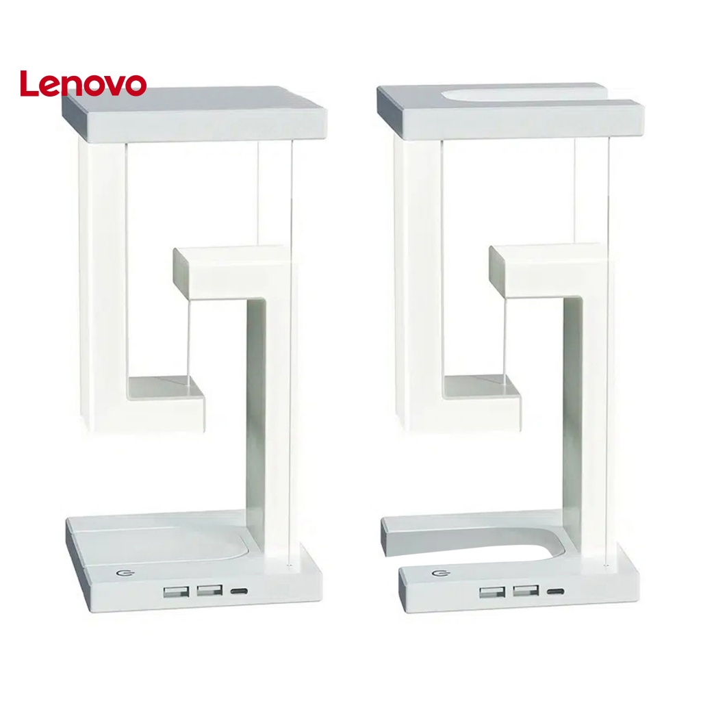 Đèn LED Để Bàn 2 Trong 1 Chống Trọng Lực 10W Sạc Điện Thoại Không Dây Hình Hoa Hướng Dương