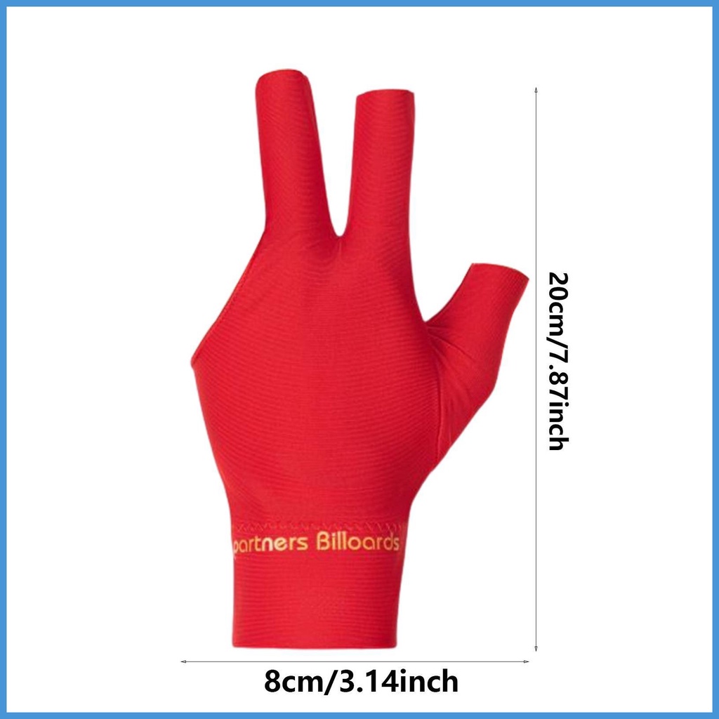 Găng Tay Ba Ngón Chống Trượt Dùng Để Chơi Bida