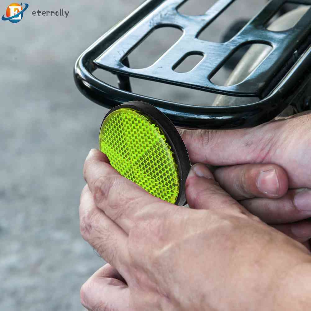 Miếng Dán Phản Quang Cảnh Báo An Toàn Bằng Nhựa Cho Xe Máy / Xe Đạp