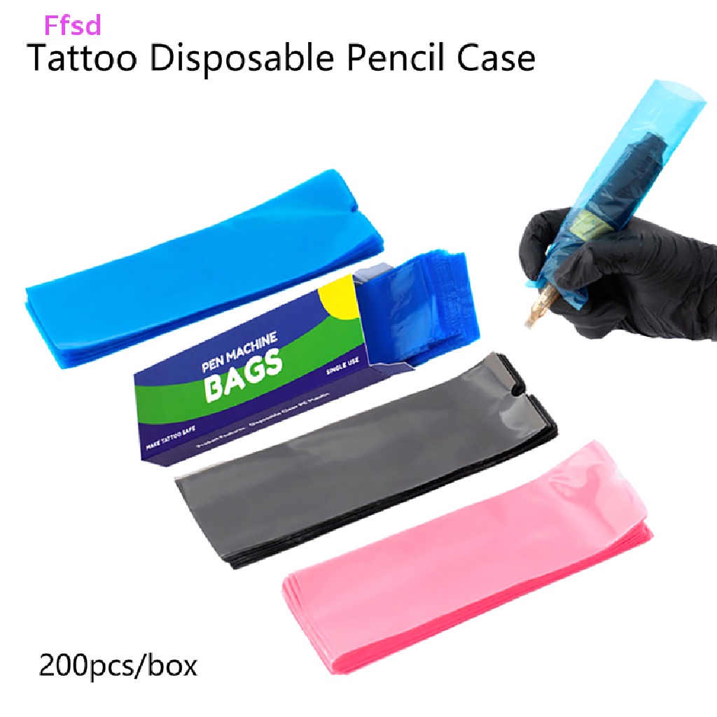 Set 200 Túi Lọc Dùng Một Lần Cho Máy Xăm Hình Tiện Dụng