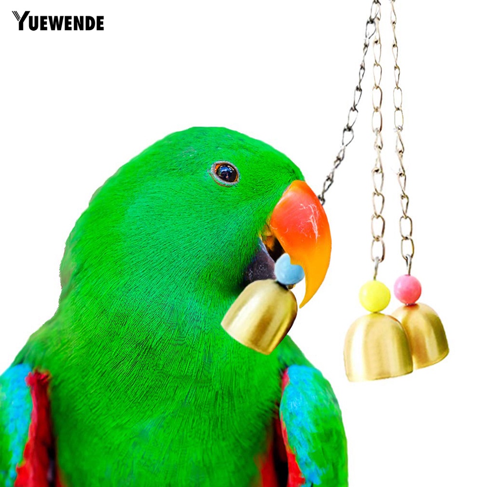 Đồ Chơi Treo 3 Chuông Kêu Vui Nhộn Dành Cho Chim Vẹt