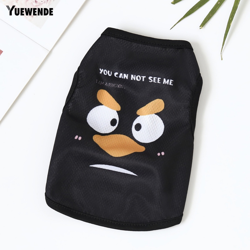 Áo Thun Ba Lỗ Thoải Mái In Họa Tiết Động Vật Dễ Thương Dành Cho Thú Cưng