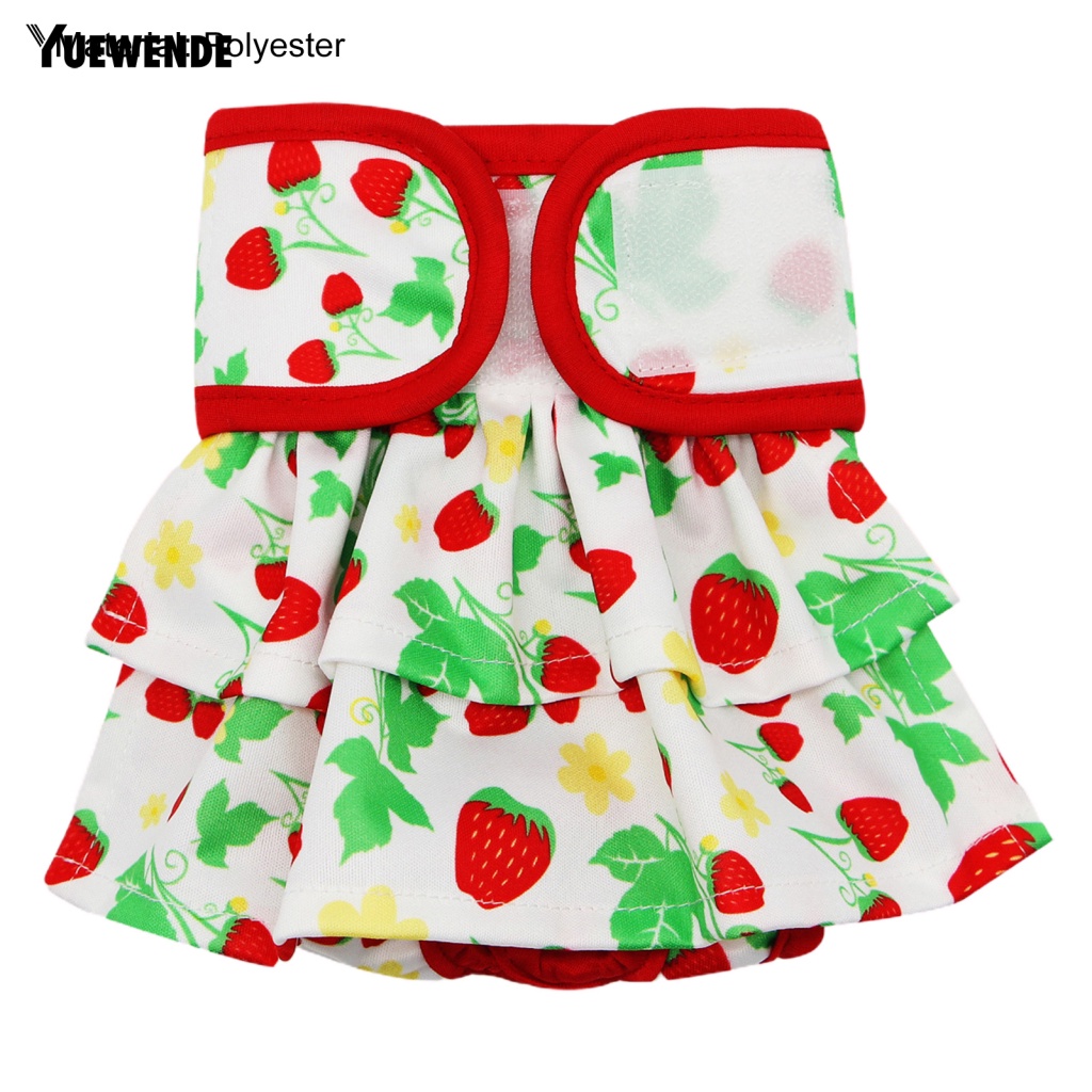 Quần Tã Lót Dạng Xếp Li Chống Lộ Dành Cho Thú Cưng