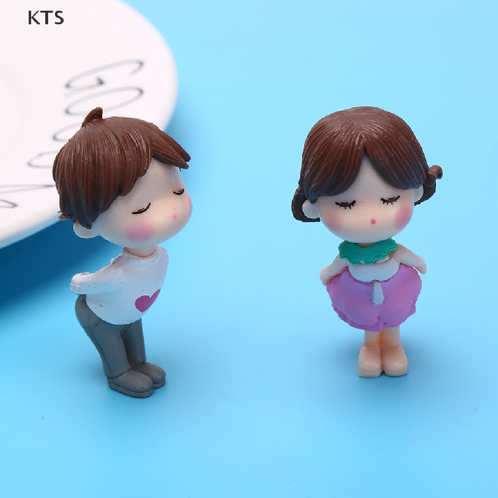 Set 2 Mô Hình Cặp Đôi Xinh Xắn Trang Trí Tiểu Cảnh