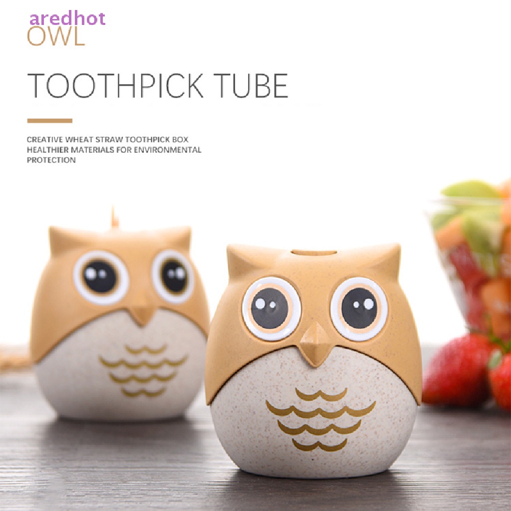 Hộp Đựng Tăm Xỉa Răng Hình Chim Cú Dễ Thương Thân Thiện Với Môi Trường Trang Trí Nhà Cửa Mới