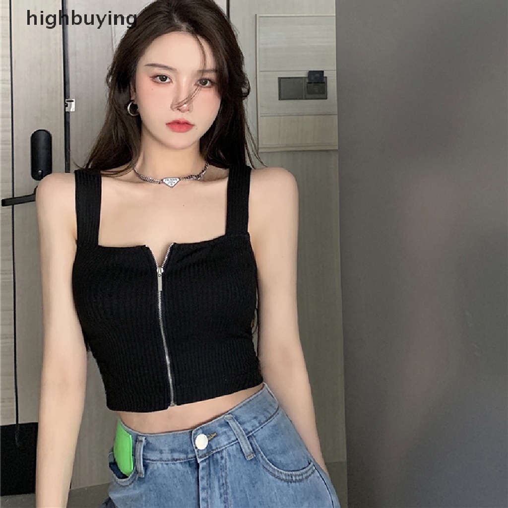 Áo Hai Dây Dệt Kim Màu Sắc Thời Trang Quyến Rũ Cho Nữ