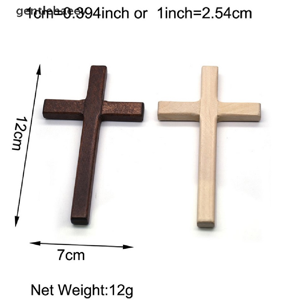 Cây Thánh Giá 12cm (4,7In) Treo Tường Dài Hai Màu Sắc