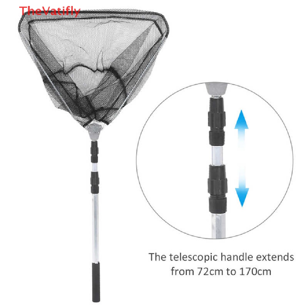 Lưới Bắt Cá Bằng Hợp Kim Nhôm 150CM Có Thể Gấp Gọn Tiện Dụng