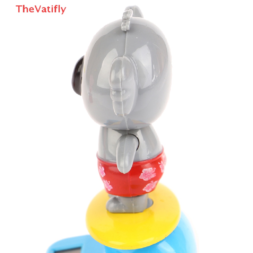 [Thevalifly] Đồ Chơi Trang Trí Xe Hơi Hình Gấu Koala Hoạt Hình Lắc Đầu Chạy Bằng Năng Lượng Mặt Trời Đáng Yêu