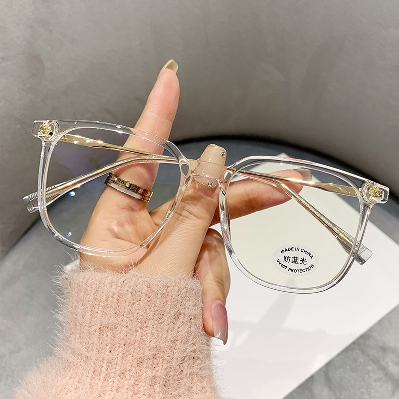 Kính Mát Gọng Vuông Chống Tia Bức Xạ TR90 Thời Trang