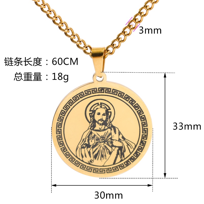 Z Vòng cổ Bằng Thép Titan Không Gỉ Phong Cách Hip Hop Cho Nam Và Nữ