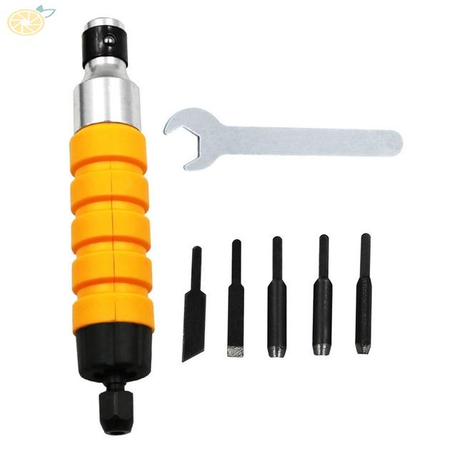 【VARSTR】Carving Tool Set 16*3cm/6.3*1.18inch Electric Chisel Furniture Woodworking Tool
