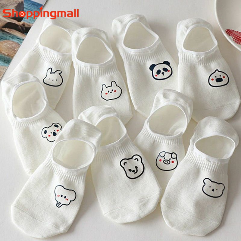 Vớ Thuyền Thoáng Khí Thấm Hút Mồ Hôi Chống Trượt In Họa Tiết Hoạt Hình Dễ Thương Thời Trang Xuân Hè Cho Bé Gái