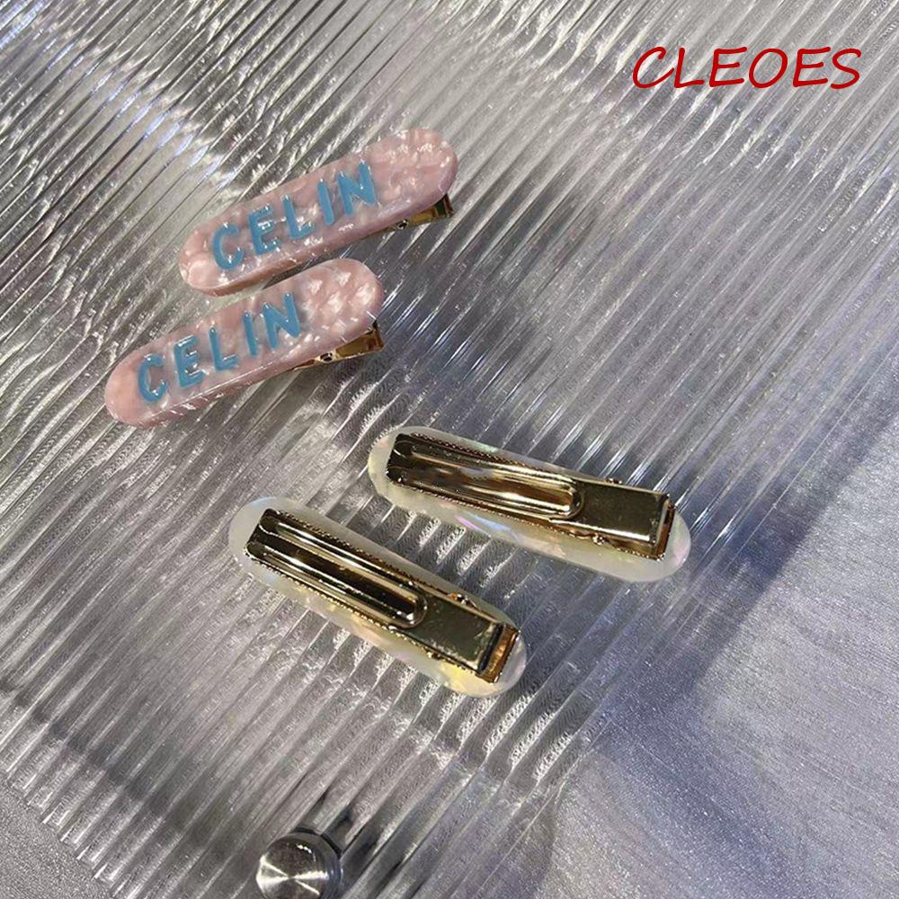 Kẹp Tóc CLEOES Thiết Kế Chữ Cái Sang Trọng Ngọt Ngào Cho Nữ