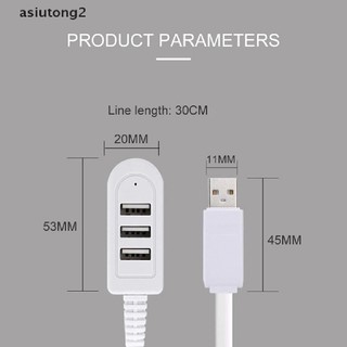 Ổ Cắm Chia 3 Cổng Usb 2.0 Mini Tốc Độ Cao