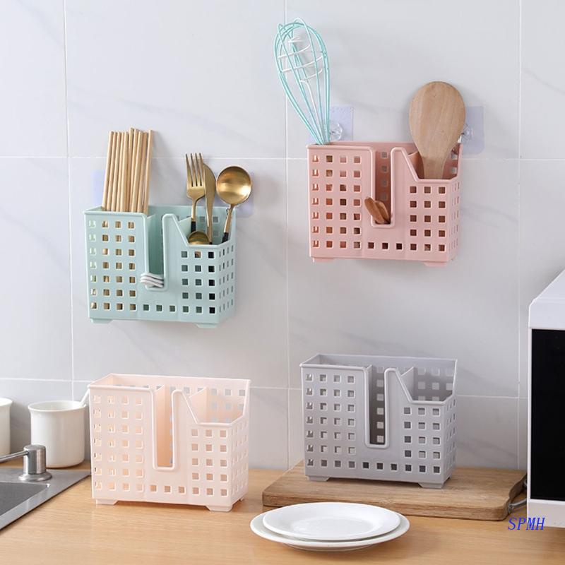 Giá Đỡ Đũa Gắn Tường Siêu Thoát Nước Tiện Dụng Cho Nhà Bếp