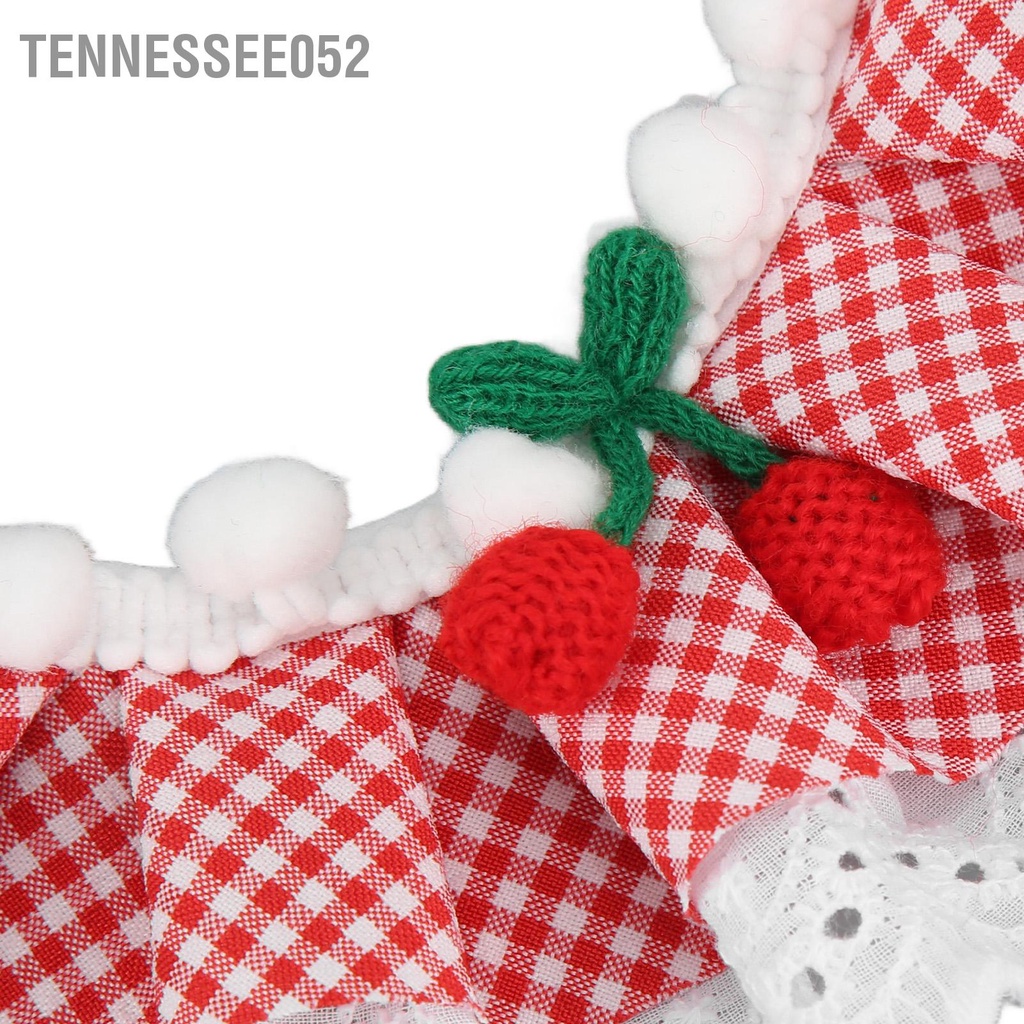 Tennessee052 Cat Ren Scarf Thoáng Khí Mềm Mại và Thoải Mái Dễ Thương Công Chúa Pet Khăn Nước Bọt Nhỏ Trung Bình Chó Mèo