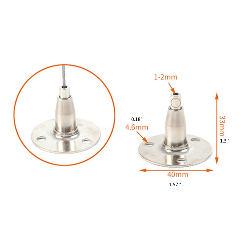 Kẹp Dây Thừng Điều Chỉnh Được Có Đèn Led Bằng Thép Không Gỉ