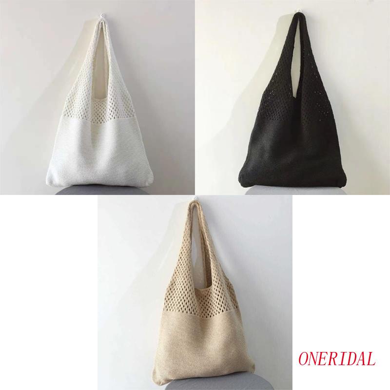 Túi Xách Dệt Kim Cỡ Lớn Thoáng Khí Thời Trang Mùa Hè Cho Nữ