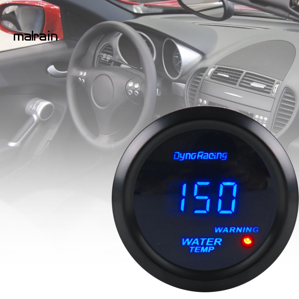 Đồng Hồ Đo Nhiệt Độ Nước / Nhiên Liệu Hình Tròn Mini 52mm 12V 4 / 6 / 8 Chuyên Dụng