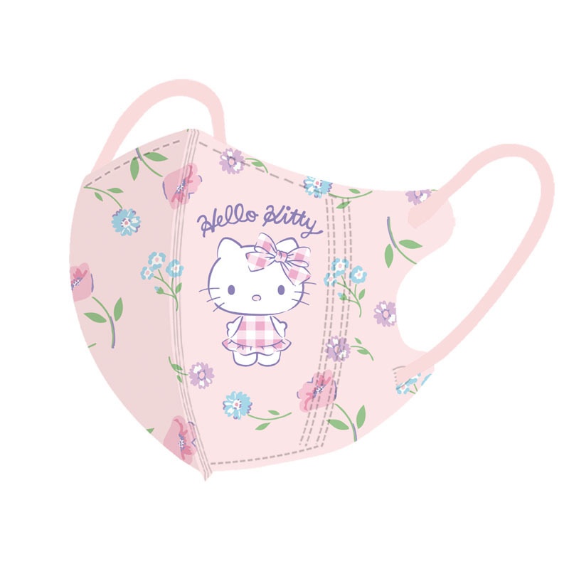 Khẩu Trang Bốn Lớp Họa Tiết Mèo 3D Dễ Thương Dành Cho Trẻ Em 3-12 Tuổi