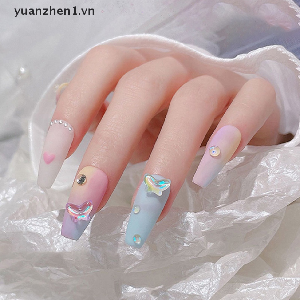 Set 20 Hạt Cườm 3D Lấp Lánh Dùng Trang Trí Móng Nghệ Thuật