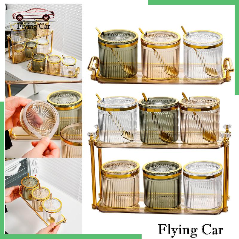 Hộp Đựng Gia Vị Nhà Bếp Đếm Thực Phẩm Chống Bụi Đa Năng Lzdjfmy2