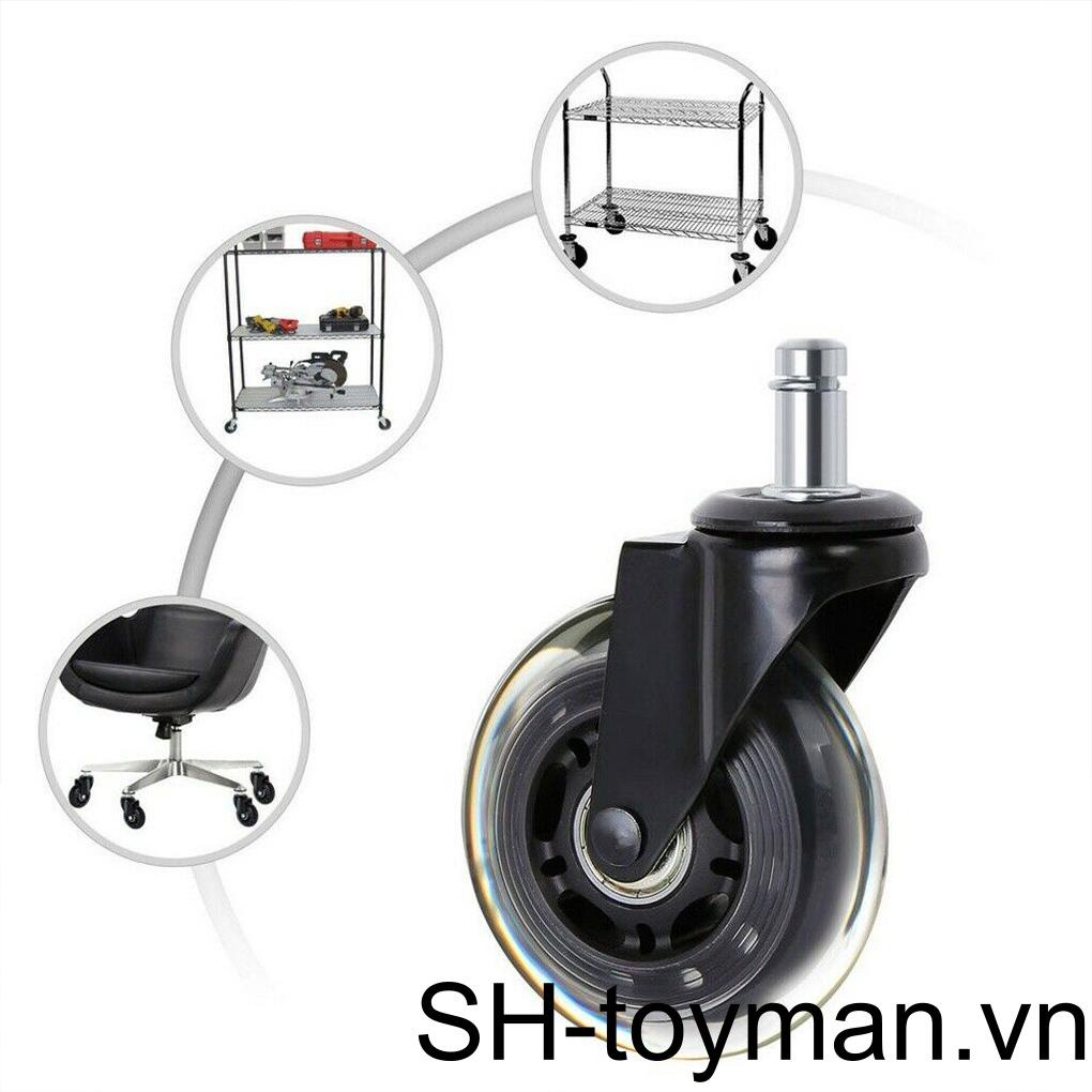 Bánh Xe Lăn Thay Thế Thông Dụng Cho Ghế Văn Phòng