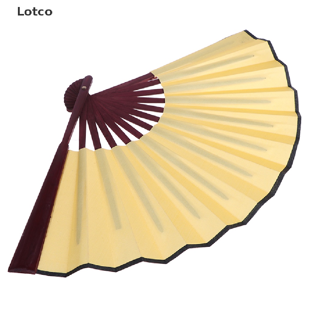 Lotco Trung Quốc Phong Cách Cầm Tay Fan Trống Lụa Vải Gấp Fan Đảng Trang Trí Đám Cưới VN
