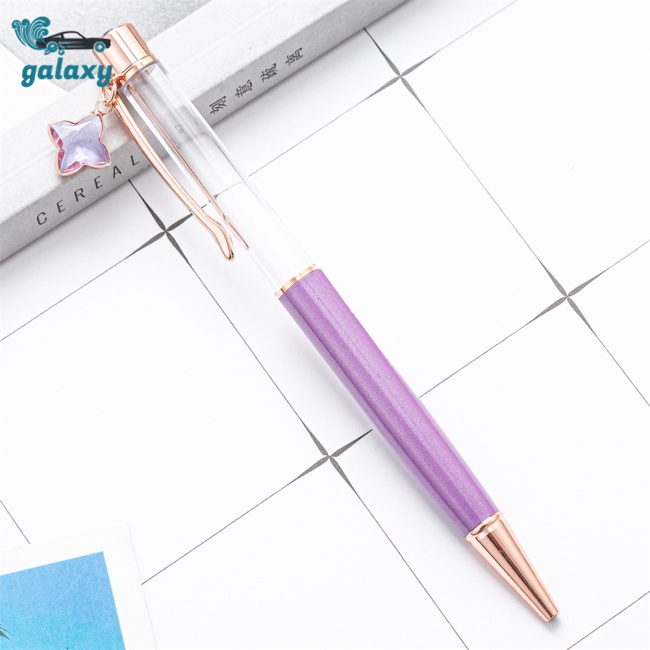 Galaxy Bút Bi Rỗng Hình Cỏ Bốn Lá Xinh Xắn Cho Học Sinh