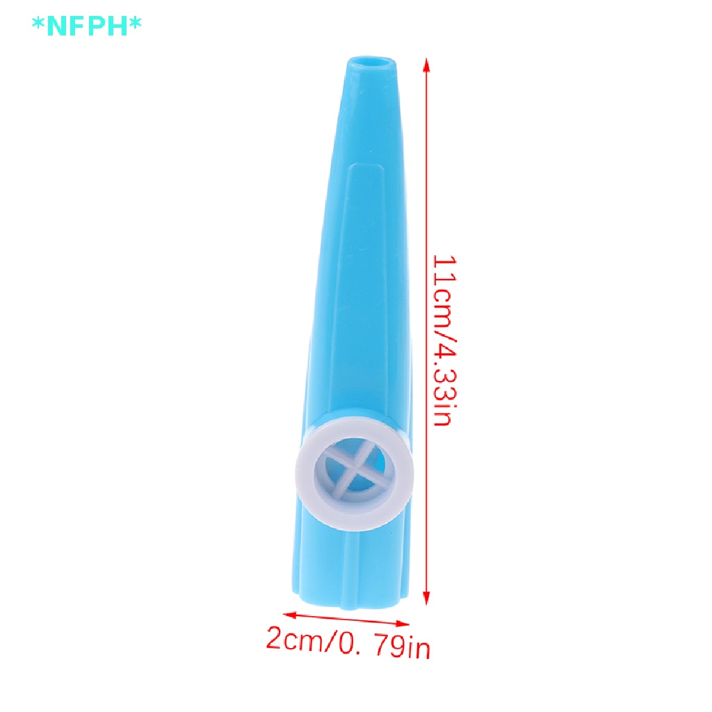 Nfph &gt; Set 10 Nhạc Cụ Sáo Kazoo Nhiều Màu Sắc Ngẫu Nhiên Dễ Sử Dụng Cho Người Mới Bắt Đầu