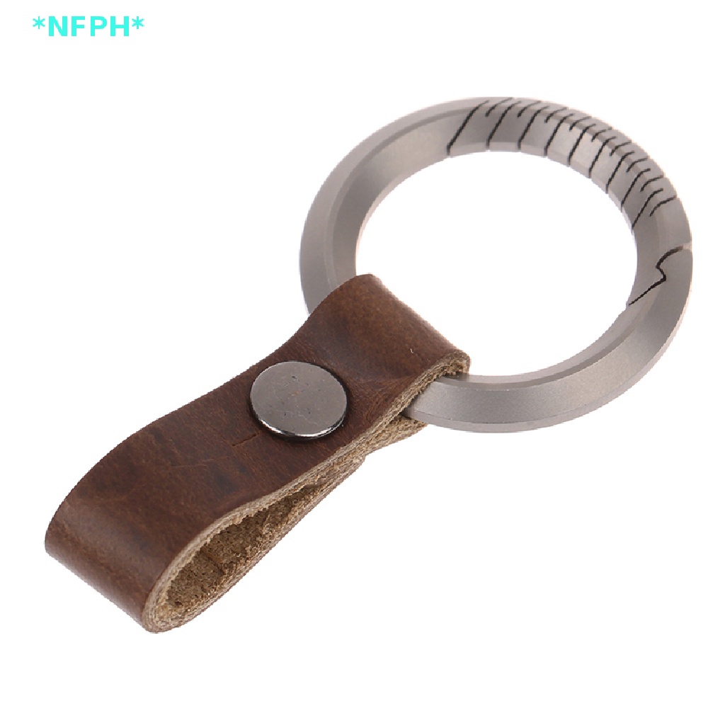 Móc Khóa Thắt Lưng Da Bằng Hợp Kim Titan NFPH &gt; Dụng Cụ Ngoài Trời Mới