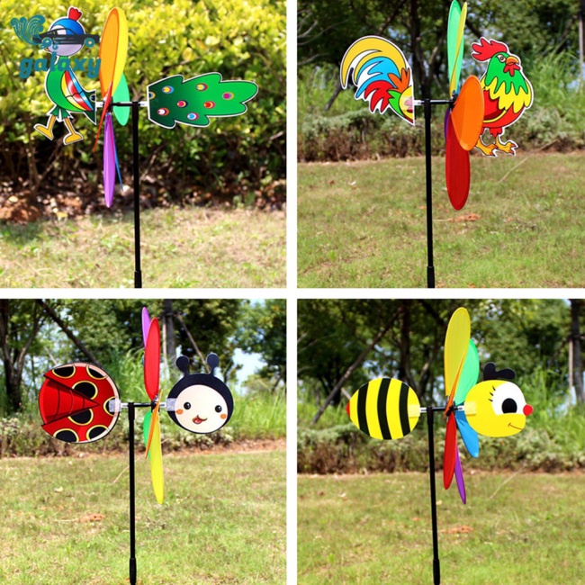 Đồ Chơi Chong Chóng Gió Ba Chiều Hình Con Ong Hoạt Hình Ba Chiều Trang Trí Nhà Cửa Sân Vườn