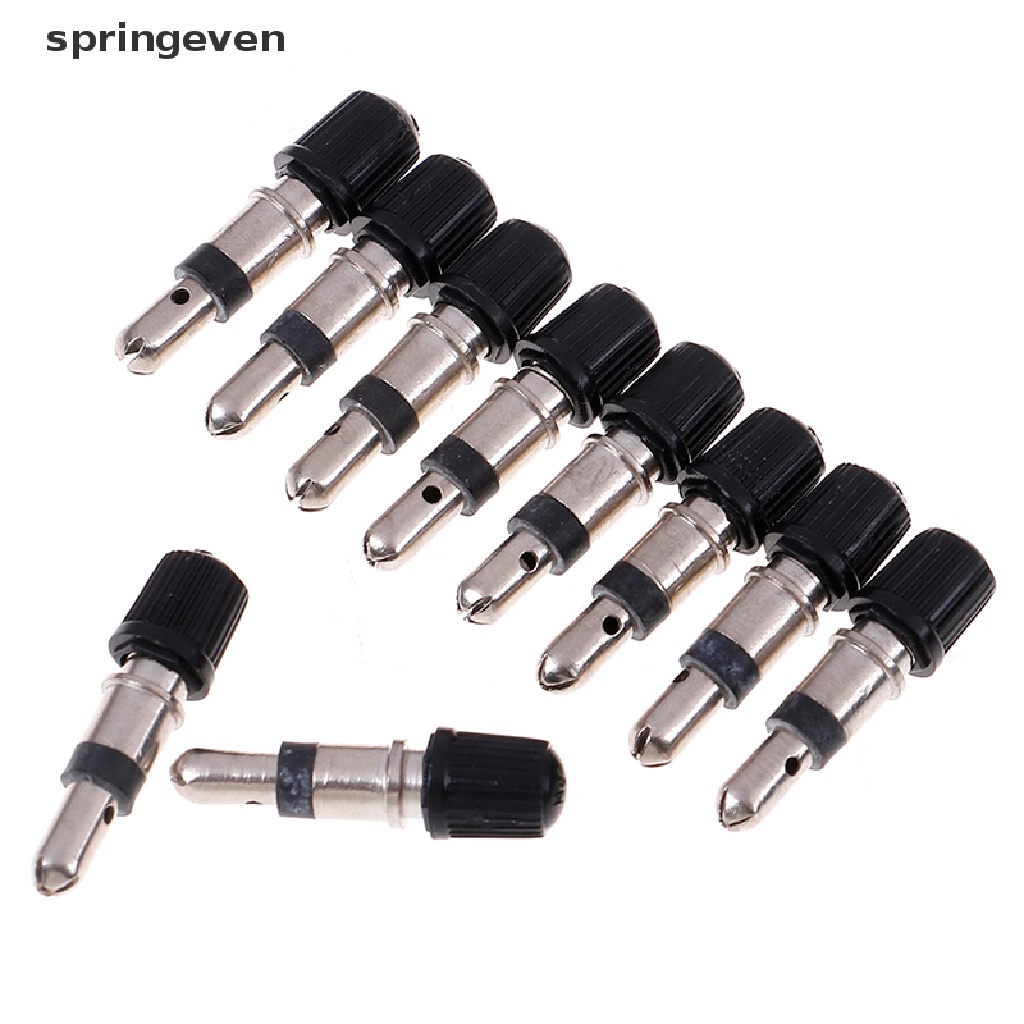 Bộ 10 Lõi Van Xe Đạp Bằng Đồng Không Săm Tháo Rời Được