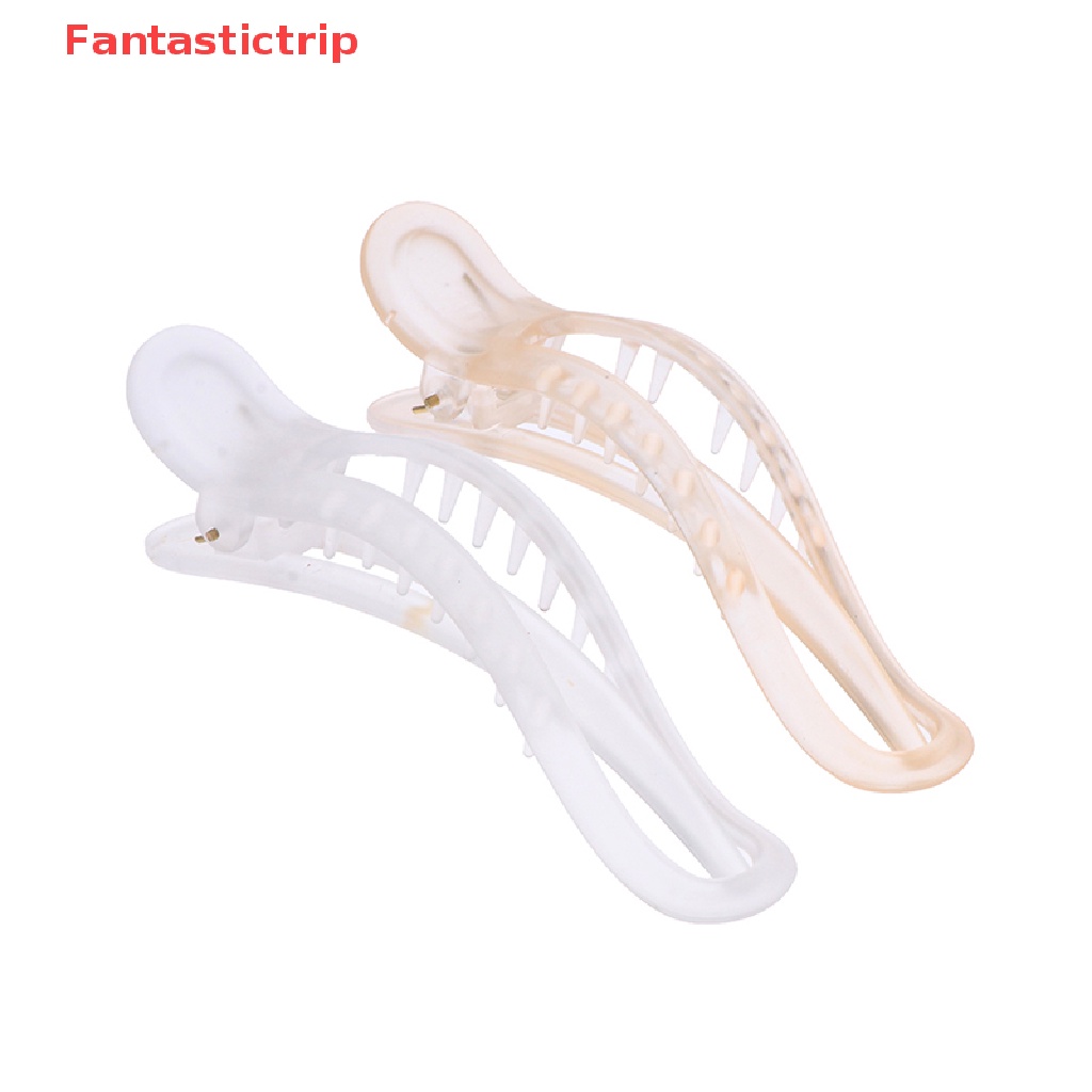 [Fantastictrip] Kẹp Tóc Đuôi Vịt Bằng Acrylic Nhám Cỡ Lớn Mới