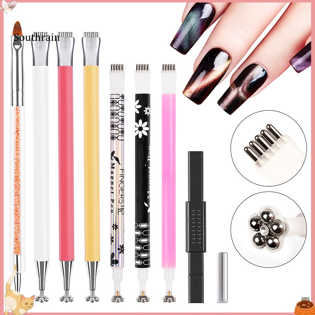 Bút Trang Trí Móng Tạo Hiệu Ứng Mắt Mèo 3D Acrylic DIY Cho Nữ