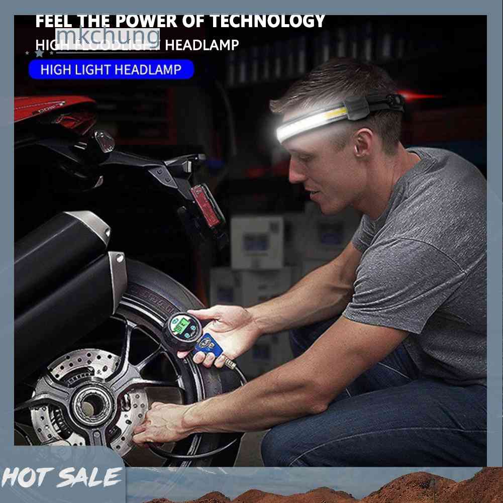 Đèn LED COB Đeo Trán Mini Sạc USB Dùng Khi Chạy Bộ / Cắm Trại