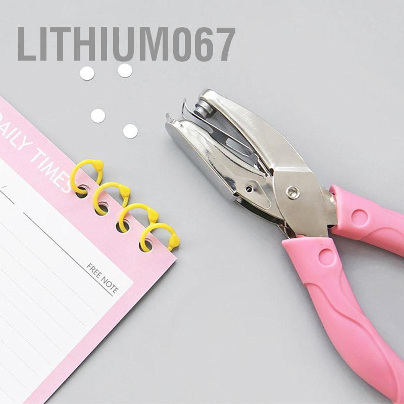 Lithium067 Đục lỗ đơn nhỏ Tay cầm thoải mái Máy đục tay gọn  nhẹ cho văn phòng tại nhà DIY