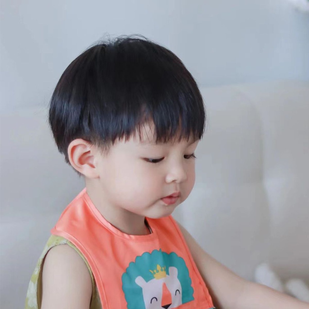 Bộ Tóc Giả Ngắn Thẳng Dễ Thương Cho Bé Trai