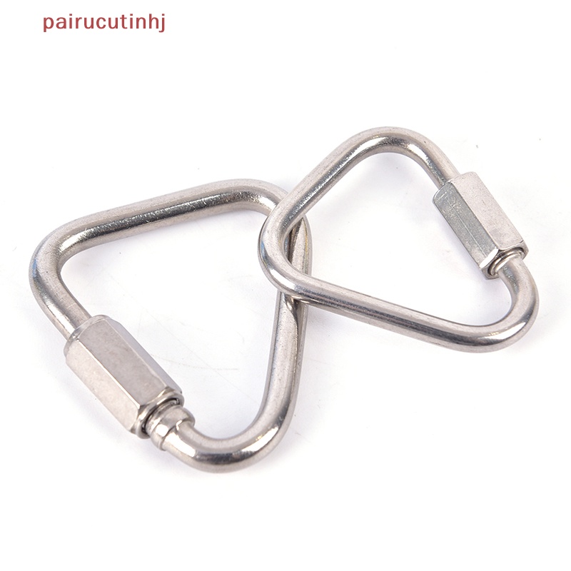 Cặp Móc Khóa Hình Tam Giác Bằng Thép Không Gỉ vn
