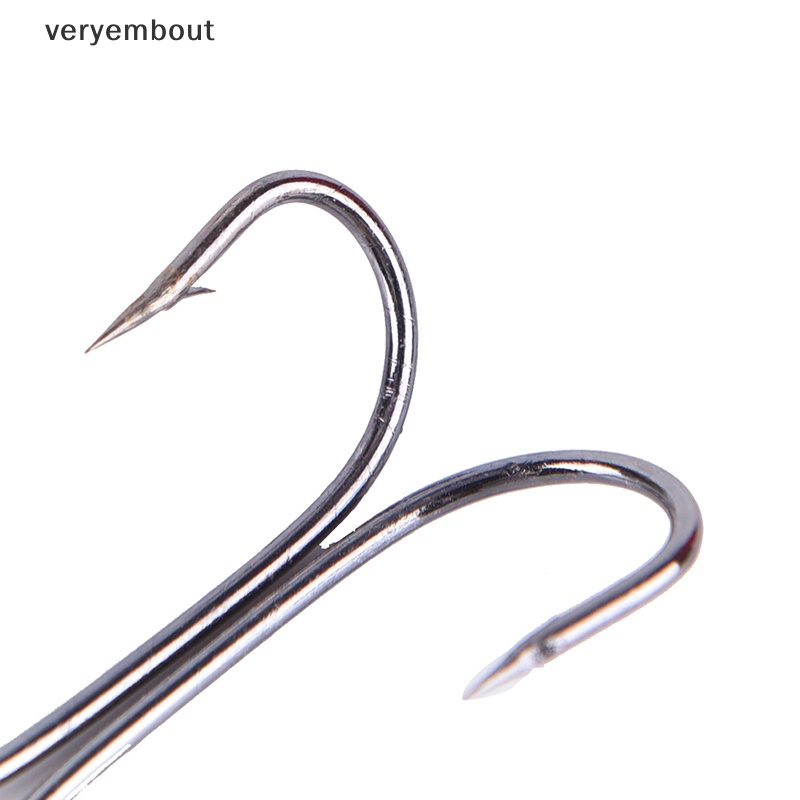 Set 50 Lưỡi Câu Cá Kép Bằng Thép Carbon Màu Đen Chất Lượng Cao Set 50 Lưỡi Câu Cá Đôi Chuyên Dụng Chất Lượng Cao Set 50 / 50 Phụ Kiện Bằng Thép Carbon Chất Lượng Cao